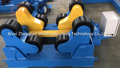 10吨自调试黑色聚氨酯轮滚轮架