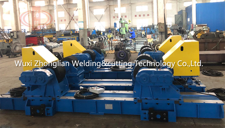 60t防窜动焊接滚轮架