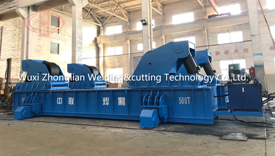 500t液压组对滚轮架